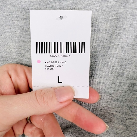 Forever 21 NWT Grey A line Dress Size Large - Picture 7 of 7